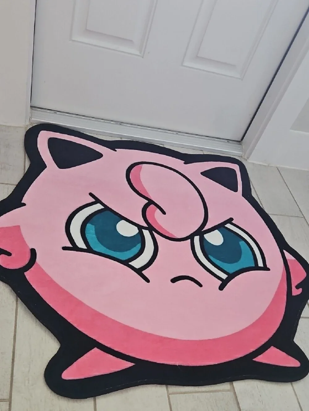 Jigglypuff Pink Character Cat Mat - Cute Pokemon Floor Rug